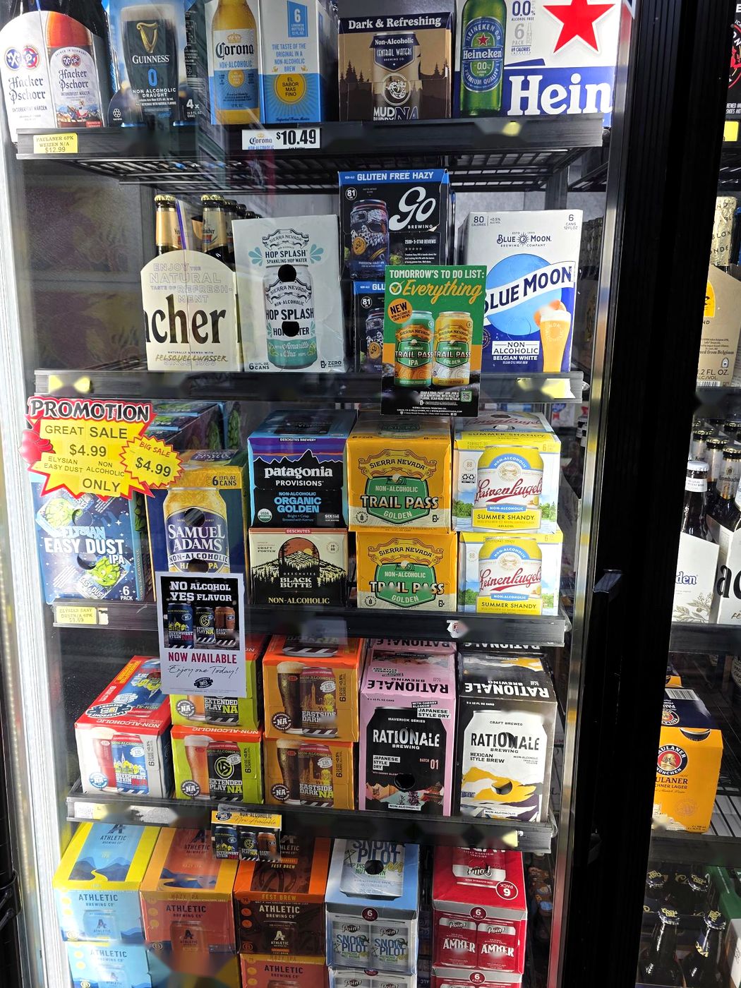 Non-alcoholic beer cooler